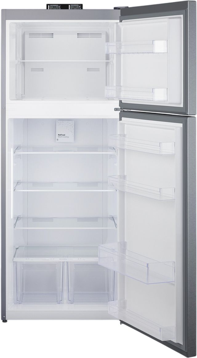 Summit® 28" 14.3 Cu. Ft. Stainless Steel Counter Depth Top Freezer Refrigerator-2