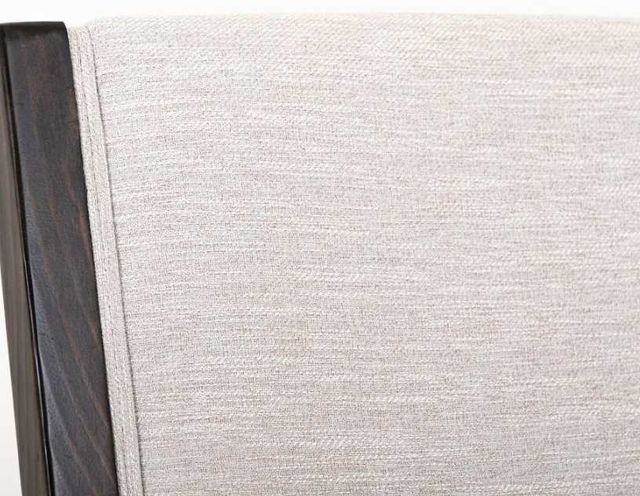 International Furniture Direct Raramuri Stained Dark/White Upholstered Dining Side Chair-4