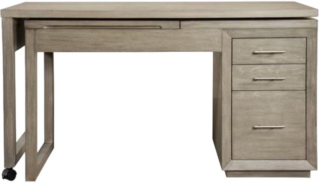 Riverside Furniture Prelude Casual Taupe Swivel Lift-Top L-Desk-2