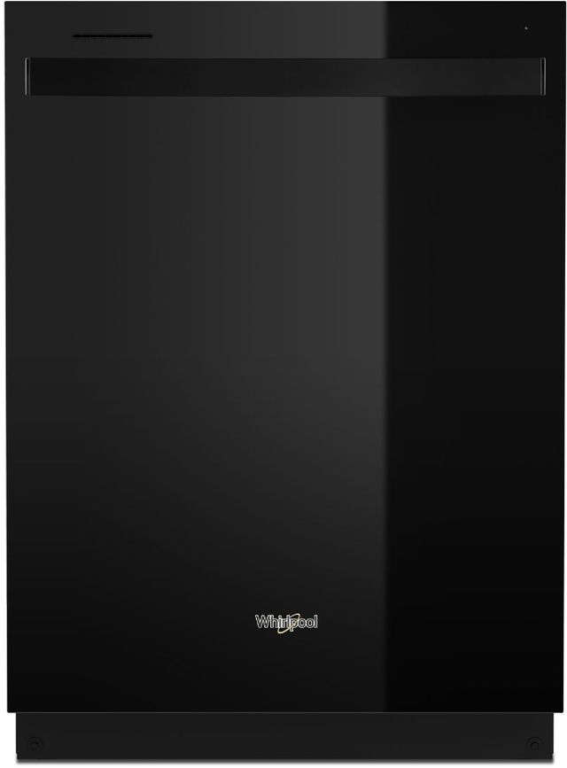 Whirlpool® 24" Black Built-In Dishwasher-0