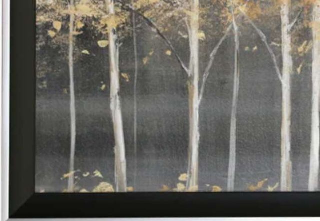 Stylecraft Golden Forest Light Black/Dark Gray/Light Orange/Orange/Silver Wall Art -1
