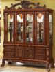 Furniture of America® Medieve Antique Oak Hutch and Buffet-1