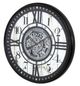 YHD Black/White Modern Farmhouse Gear Clock-1