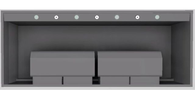 Vent-A-Hood® Designer Series 60" Gunsmoke Wall Mounted Range Hood-3