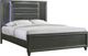 Elements International Moonstone Copper Grey Queen Bed-0