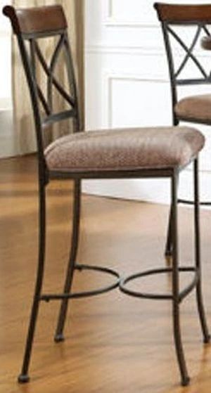 Powell® Hamilton 5-Piece Bronze/Medium Cherry Pub Table Set-2