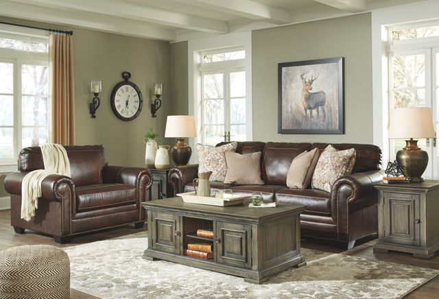 Signature Design by Ashley® Roleson Walnut Queen Sofa Sleeper-3
