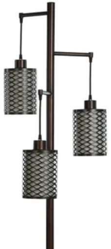 Stylecraft Rubbed Bronze Floor Lamp-1