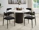 ACME Furniture Jaramillo 2-Piece Black Upholstered Side Chair Set-1