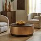 Uttermost® Parrish Antique Brass Round Coffee Table-1