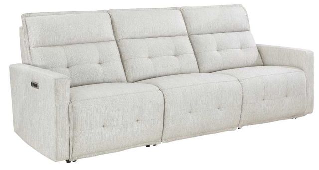 Homelegance® Salida 3-Piece White Power Double Reclining Sectional with Power Headrests-0