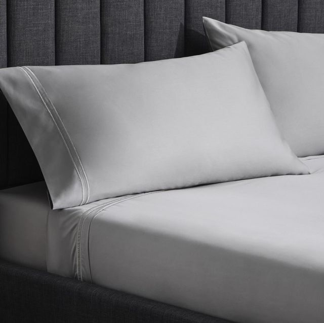 Malouf® Woven™ 2-Piece Smoke Supima® Premium Cotton Queen Sheet Set-1