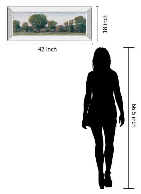 Classy Art Panoramic Treeline Il by Tim Otoole Wall Art-2