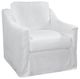 Braxton Culler Customizable Oliver Swivel Chair with Slipcover-0