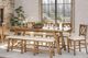 Jofran Inc. Telluride Gold Trestle Extension Counter Table-1