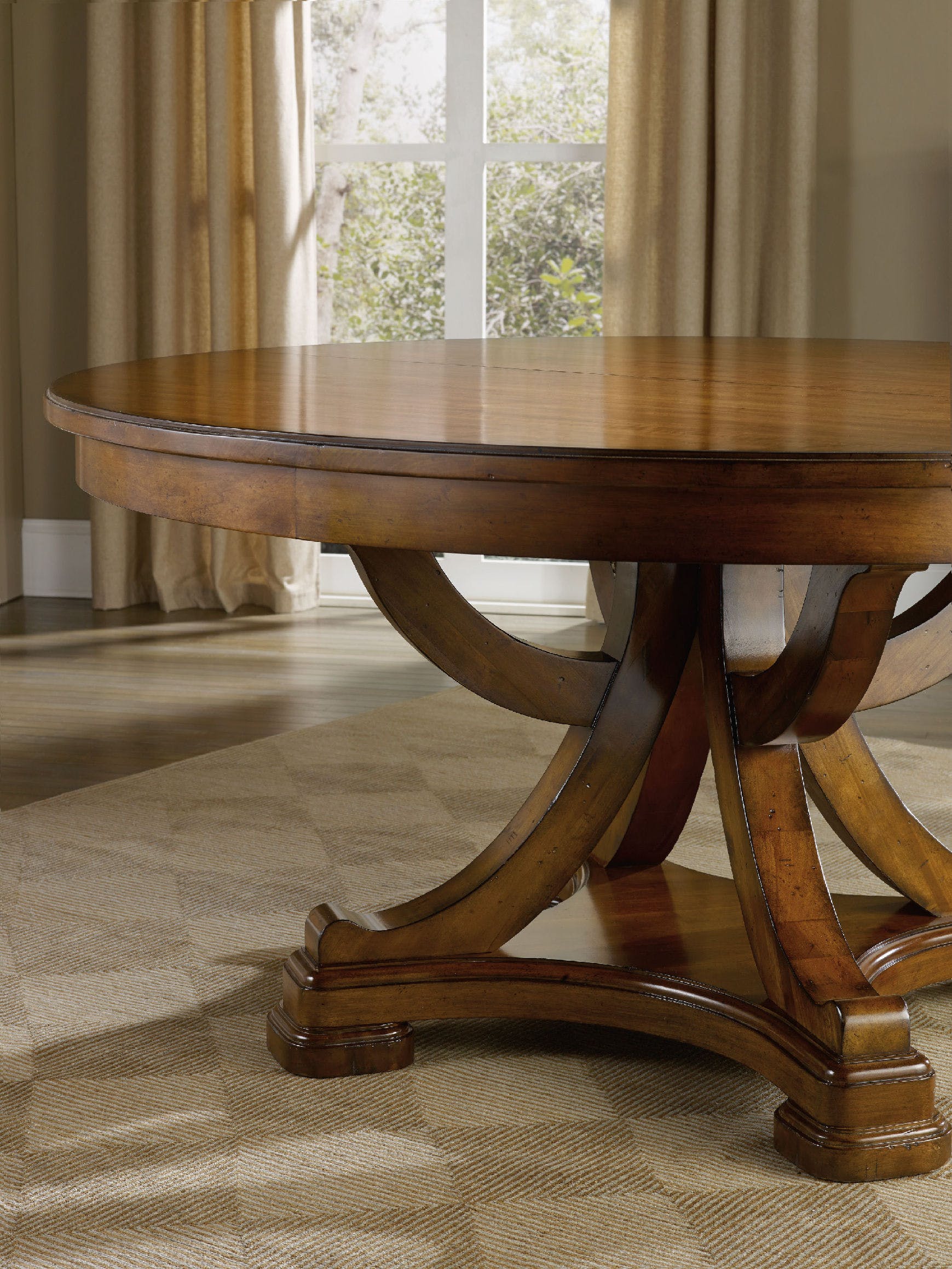 Hooker Furniture Tynecastle Pedestal Dining Table - Thumbnail 5