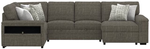 Emerald Home Ethan 4-Piece Dark Taupe Brown Right-Arm Facing Sectional and Chaise-4