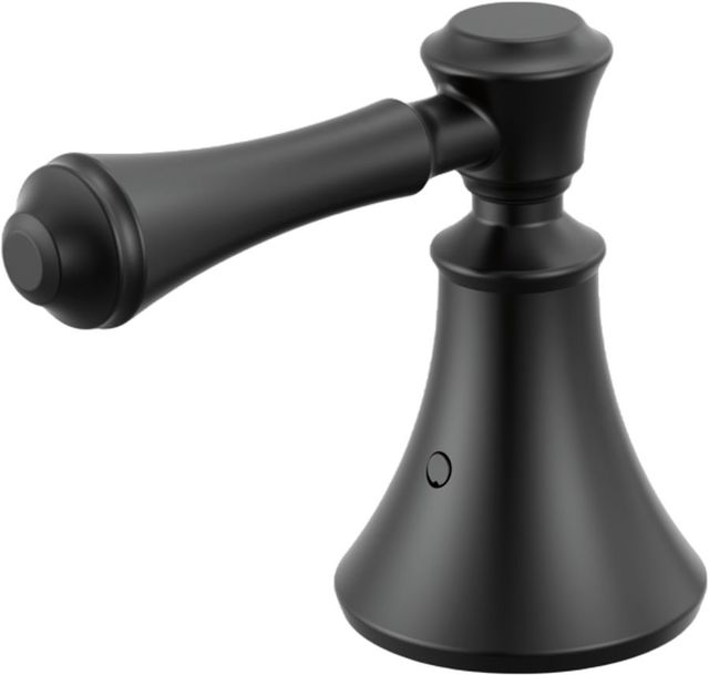 Delta Cassidy® Matte Black Roman Tub Lever Handle-0