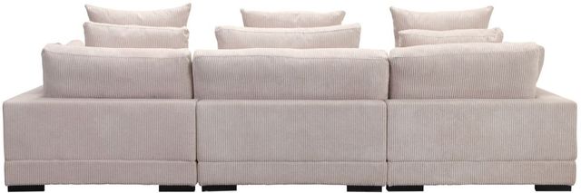 Moe's Home Collection Tumble Lounge 4-Piece Cappuccino L-Shaped Modular Sectional and Ottoman-3