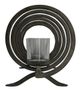 A & B Home Mendoza Gunmetal Spiral Candle Holder-2