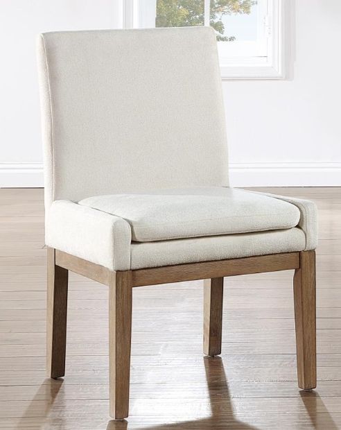 Steve Silver Co. Aubrey Driftwood/Eggshell Dining Side Chair-1