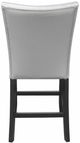 Steve Silver Co. Camila Espresso/Silver Upholstered Counter Stool-4