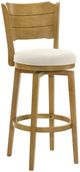 Armen Living Winsley Amber Stone/White Barstool-0