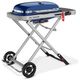 Weber® Traveler Single Burner Deep Ocean Blue Portable Liquid Propane Gas Grill-2