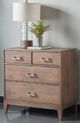 Urban Collections by Yutzy Woodworking Champagne Retreat White Oak Bedside Chest-0