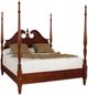 American Drew® Cherry Grove Pediment Brown California King Poster Bed-0