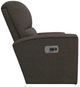 La-Z-Boy® Cade Smoke Power Wall Recliner with Headrest and Lumbar-3