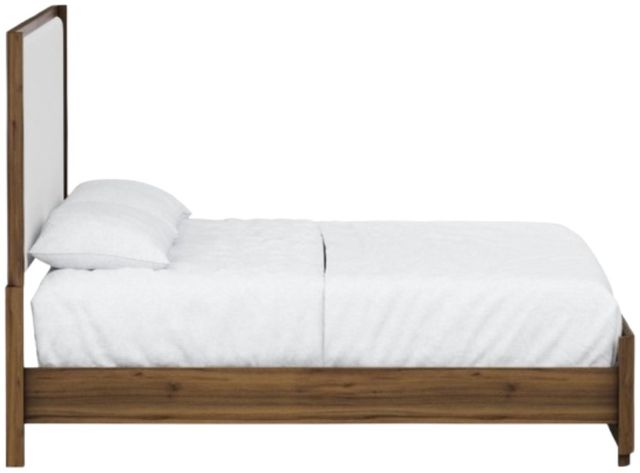 Bernards Westfield Brown Upholstered Queen Panel Bed-2