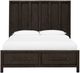 Modus Furniture Dorsey Basalt Gray Queen Storage Panel Bed-2
