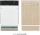 ZLINE Autograph Edition Tallac 18" Panel Ready Top Control Built-In Dishwasher with Polished Gold Handle-3