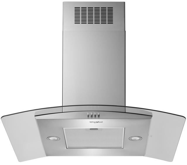 Whirlpool® 36" Stainless Steel Island Range Hood-3