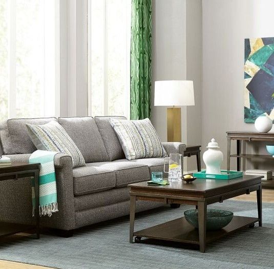 Hammary® Composite Espresso Rectangular Lift Top Coffee Table with Antique Nickel Frame-1