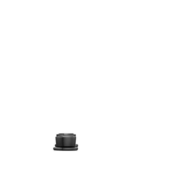 KOHLER® Occasion® Matte Black Knob Bathroom Sink Faucet Handles-2