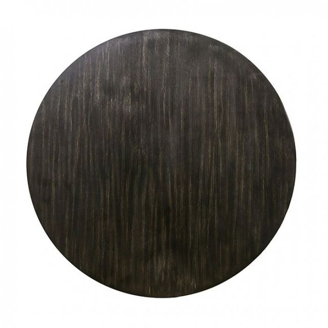 Furniture of America® Nerissa Antique Black Round Counter Height Dining Table-1