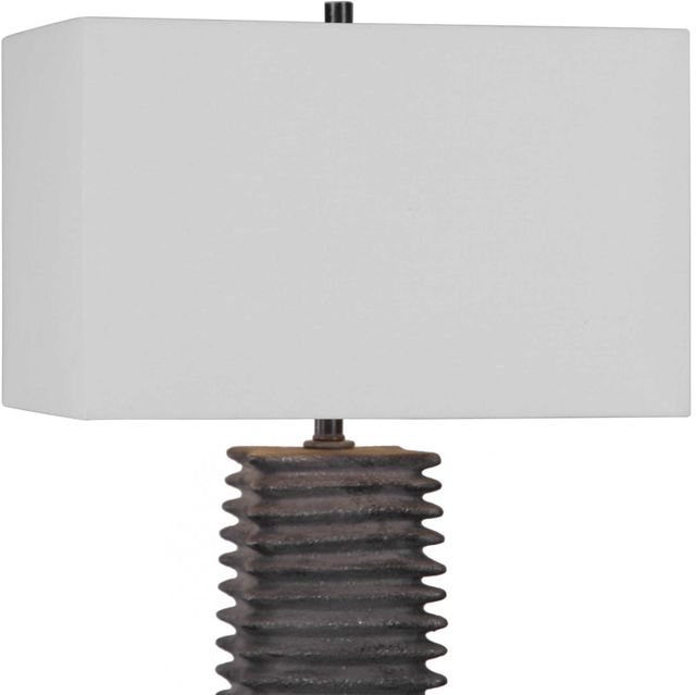 Uttermost® Sanderson Metallic Charcoal Table Lamp-4