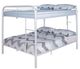 Furniture of America® Finnerty White Twin/Full Bunk Bed-0