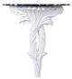 Wildwood Lamps Roche Natural Black Console Table with White Base-1