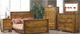 Vokes Furniture Rough Sawn King Panel Bed-2