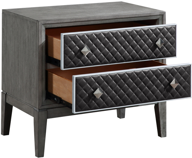 Homelegance® West End Gray Nightstand-3