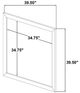 Coaster® Arielle Light Oak Dresser Mirror-2