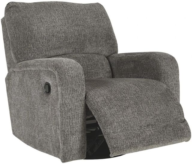 Signature Design by Ashley® Wittlich Slate Manual Swivel Glider Recliner-2