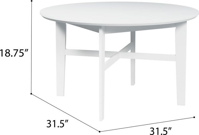 Emerald Home Midland White Coffee Table-2