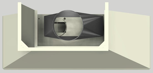 Vent-A-Hood® 66" Biscuit Wall Hood-2