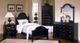 Vaughan-Bassett Cottage Black King/California King Panel Headboard-4