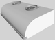 Vent-A-Hood® 48" White Retro Style Under Cabinet Range Hood-5
