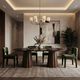 Crestview Calloway Stained Dark Brown Oval Dining Table-5
